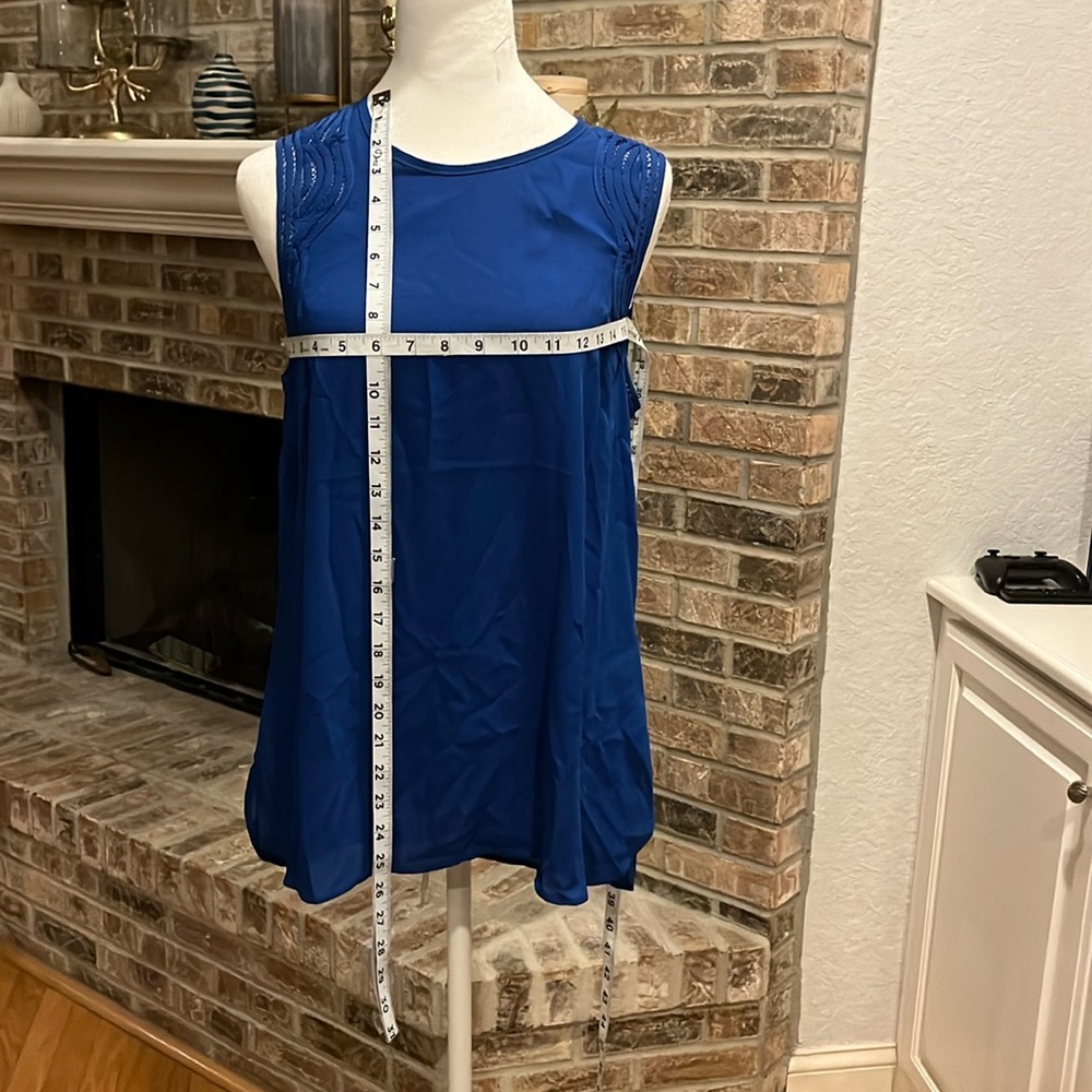 Royal blue blouse